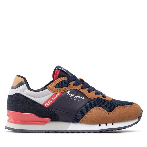 Pepe Jeans Сникърси Pepe Jeans London One Basic B PBS30540 Тъмносин