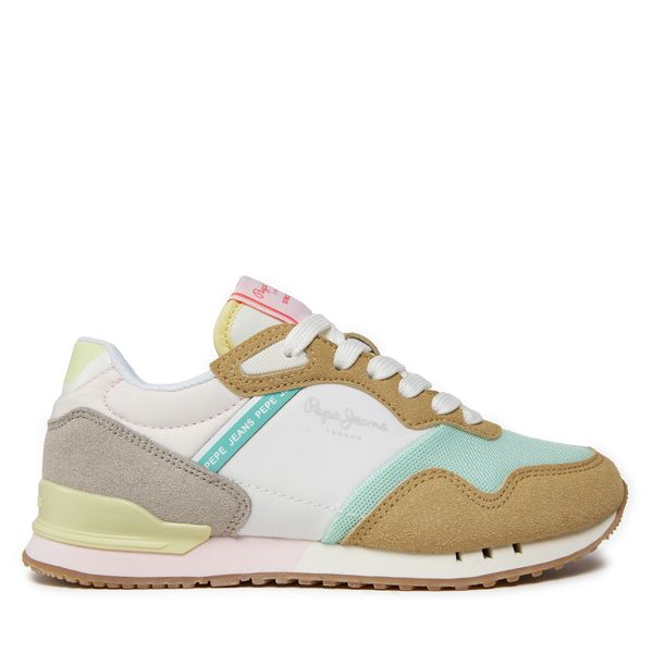 Pepe Jeans Сникърси Pepe Jeans London Urban G PGS40002 Бежов