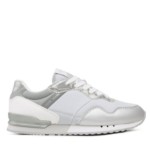Pepe Jeans Сникърси Pepe Jeans London W Albal PLS31463 Сребрист