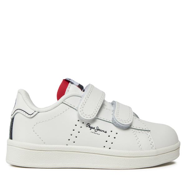 Pepe Jeans Сникърси Pepe Jeans Player Basic Bk PBS00002 Бял