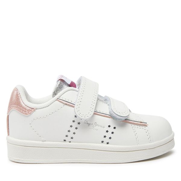 Pepe Jeans Сникърси Pepe Jeans Player Night Gk PGS30601 Бял