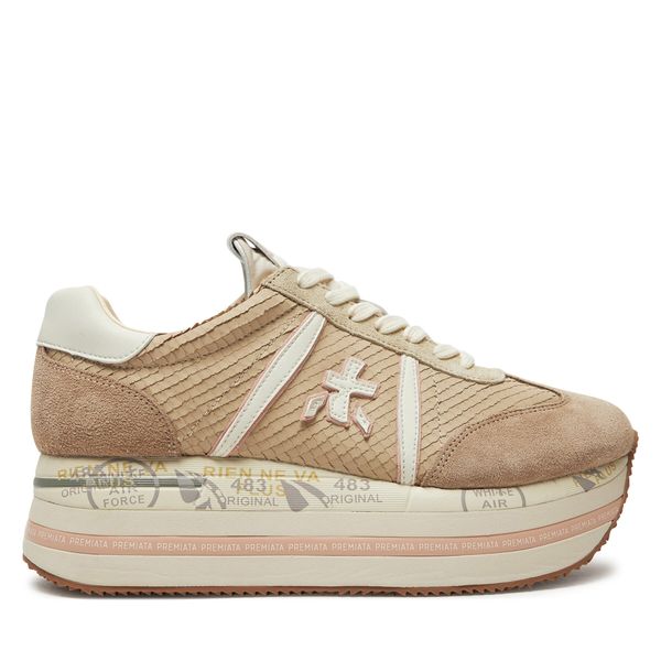 Premiata Сникърси Premiata Beth 7039 Бежов