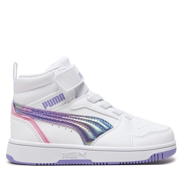 Puma Сникърси Puma Rebound V6 Mid Bouncy Sky Ac+ Ps 398726 01 Бял