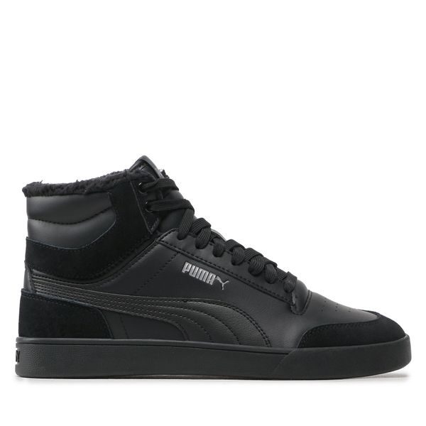 Puma Сникърси Puma Shuffle Mid Fur 387609 01 Черен