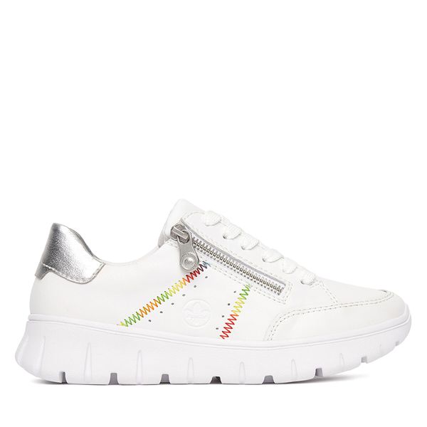 Rieker Сникърси Rieker N1313-80 Бял