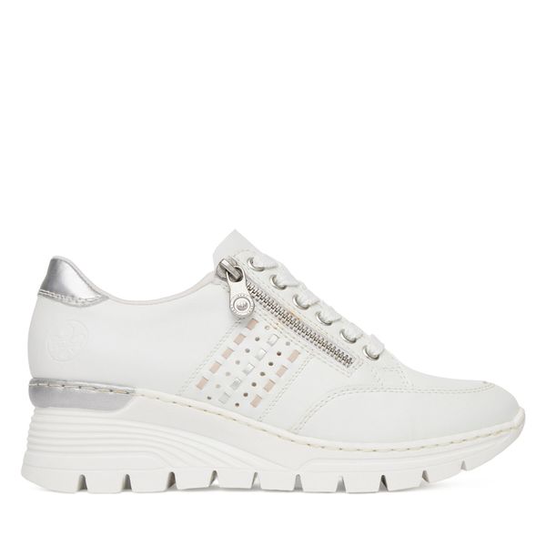 Rieker Сникърси Rieker N8321-80 Бял