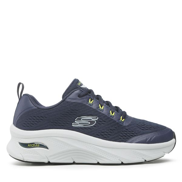 Skechers Сникърси Skechers Arch Fit D'Lux 232502/NVLM Navy/Lime