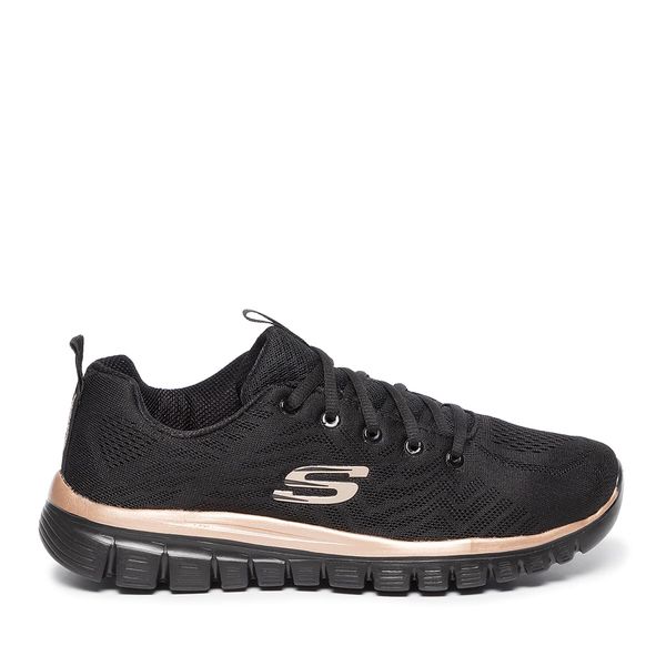 Skechers Сникърси Skechers Get Connected 12615/BKRG Черен