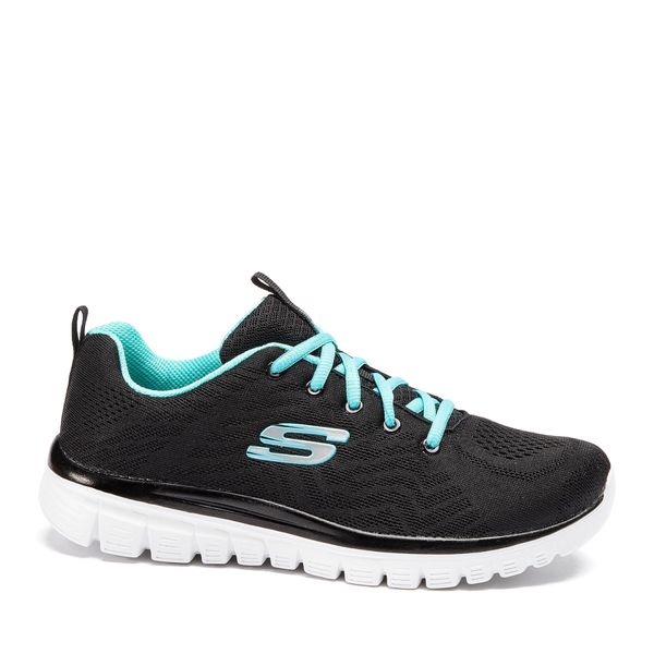 Skechers Сникърси Skechers Get Connected 12615/BKTQ Черен