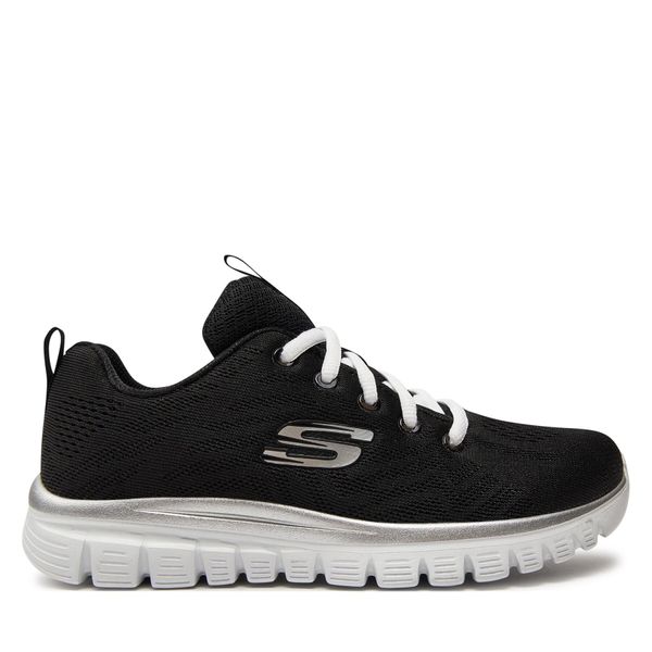 Skechers Сникърси Skechers Get Connected 12615/BKW Черен