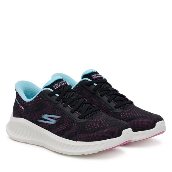 Skechers Сникърси Skechers GO WALK Now - Khloe 125643/BKPR Черен