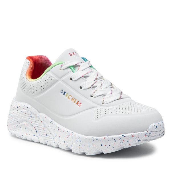 Skechers Сникърси Skechers Rainbow Speckle 310456L/WMLT Бял