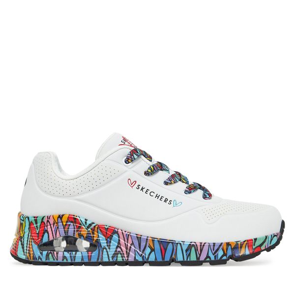 Skechers Сникърси Skechers Skechers Uno - Ravaged Love 177918/WMLT Бял