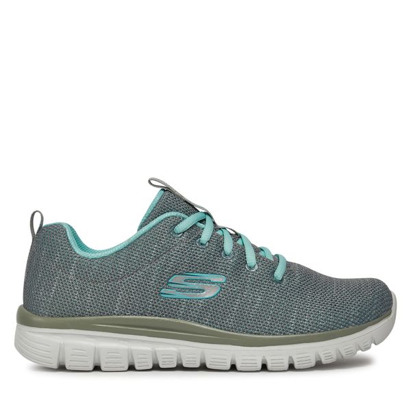 Skechers Сникърси Skechers Twisted Fortune 12614/GYMN Сив