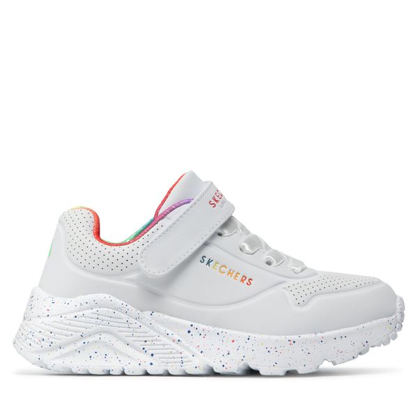 Skechers Сникърси Skechers Uno Lite Rainbow Specks 310457L/WMLT Бял