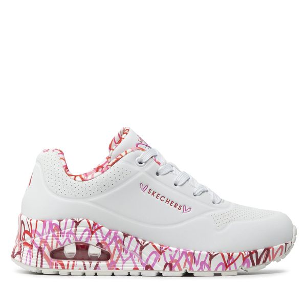 Skechers Сникърси Skechers Uno Loving Love 155506/WRPK Бял