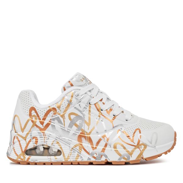 Skechers Сникърси Skechers Uno Metallic Love 155523/WTGD Бял