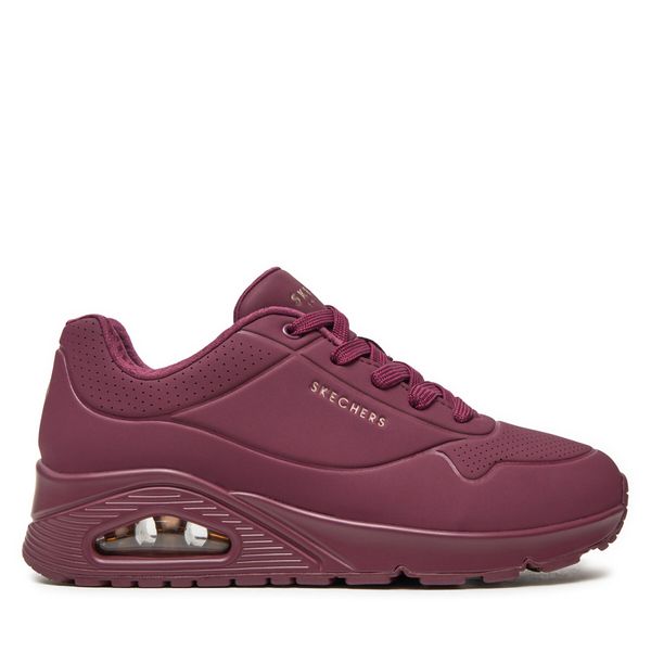 Skechers Сникърси Skechers Uno Stand On Air 73690/PLUM Бордо