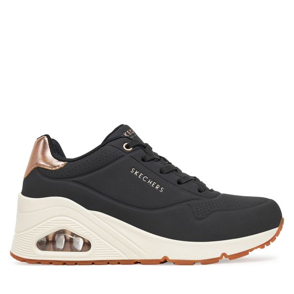 Skechers Сникърси Skechers UNO Wedge - Hi Steps (177520-BBK) 177520/BLK Черен
