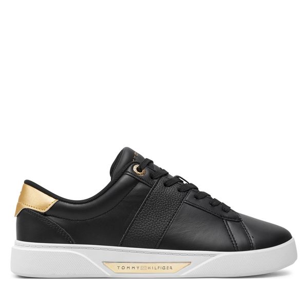 Tommy Hilfiger Сникърси Tommy Hilfiger Chic Panel Court Sneaker FW0FW07998 Черен