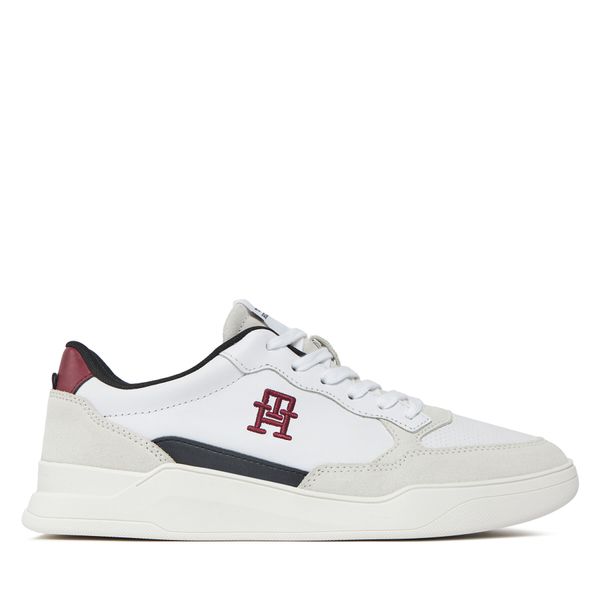 Tommy Hilfiger Сникърси Tommy Hilfiger Elevated Cupsole Lth Mix FM0FM04929 Бял