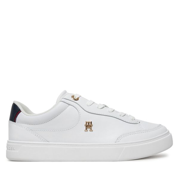 Tommy Hilfiger Сникърси Tommy Hilfiger Essential Chic Court Sneaker FW0FW08579 Бял