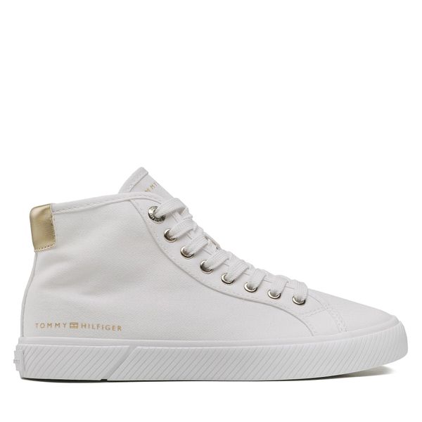 Tommy Hilfiger Сникърси Tommy Hilfiger Essential Highcut Sneaker FW0FW07120 Бял