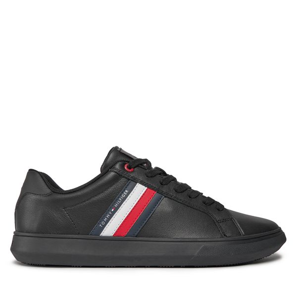 Tommy Hilfiger Сникърси Tommy Hilfiger Essential Leather Cupsole FM0FM04921 Черен