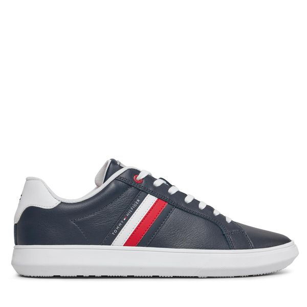 Tommy Hilfiger Сникърси Tommy Hilfiger Essential Leather Cupsole FM0FM04921 Син