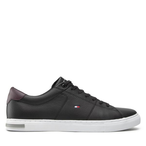 Tommy Hilfiger Сникърси Tommy Hilfiger Essential Leather Detail Vulc FM0FM04047 Черен