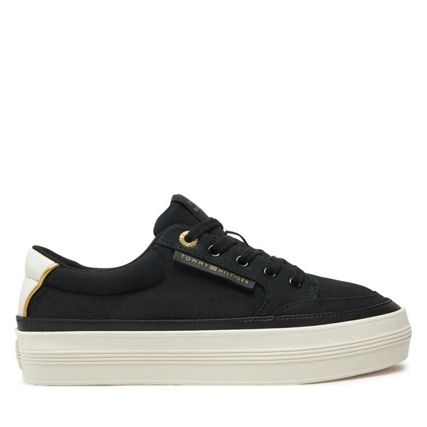 Tommy Hilfiger Сникърси Tommy Hilfiger Essential Vulc Textile Sneaker FW0FW08323 Черен