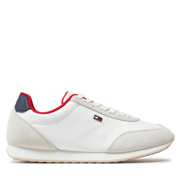 Tommy Hilfiger Сникърси Tommy Hilfiger Flag Heritage Runner FW0FW08077 Бял