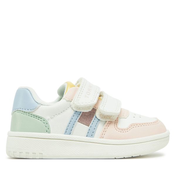 Tommy Hilfiger Сникърси Tommy Hilfiger Flag Low Cut Velcro Sneaker T1A9-33730-1439 M Цветен