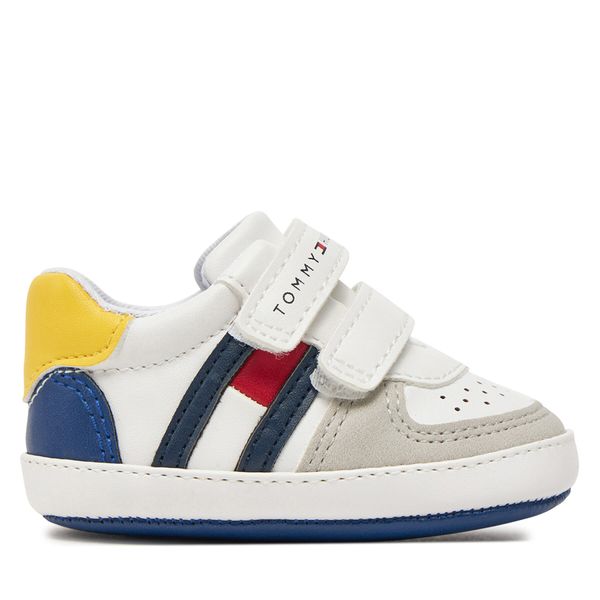 Tommy Hilfiger Сникърси Tommy Hilfiger Flag Low Sneaker T0B9-33830-1755 Бял
