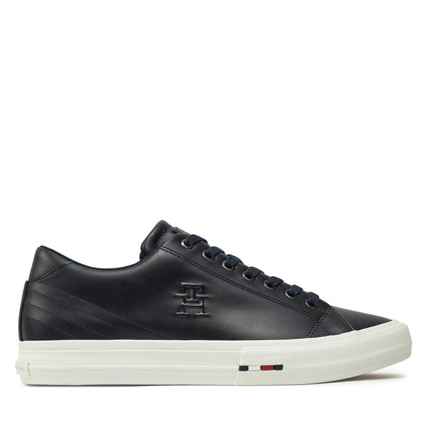 Tommy Hilfiger Сникърси Tommy Hilfiger Hi Vulc Street Patch Lth Luxe FM0FM05203 Тъмносин