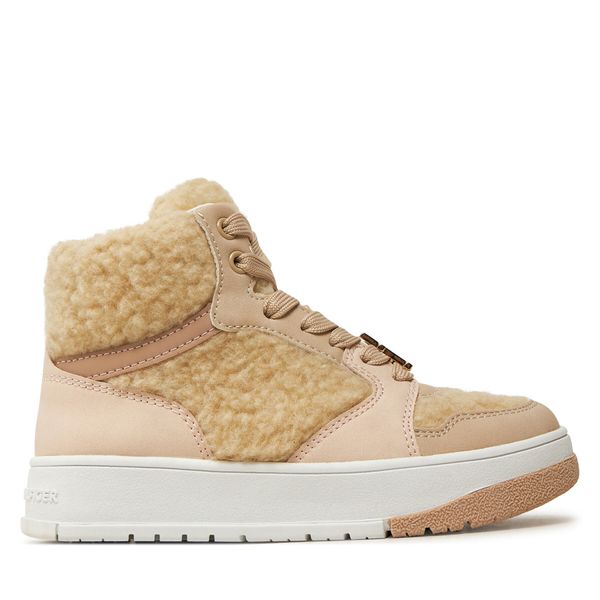 Tommy Hilfiger Сникърси Tommy Hilfiger High Top Lace-Up Sneaker T3A9-33530-1628A M Бежов