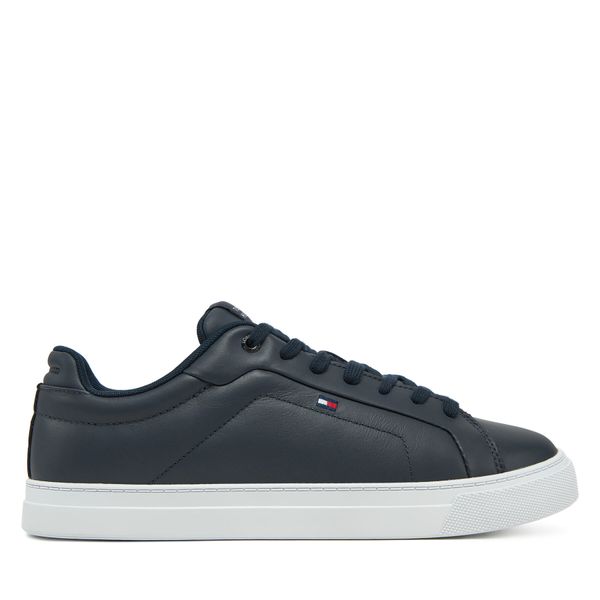 Tommy Hilfiger Сникърси Tommy Hilfiger Icon Court Lth Flag Ess FM0FM05317 Тъмносин
