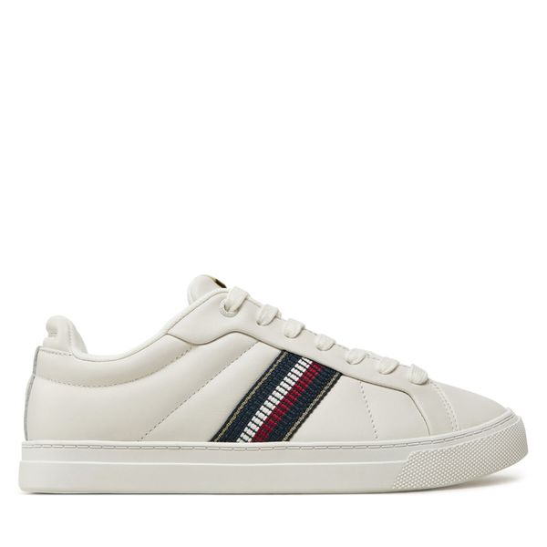 Tommy Hilfiger Сникърси Tommy Hilfiger Icon Court Sneakers Stripes FW0FW08110 Бял