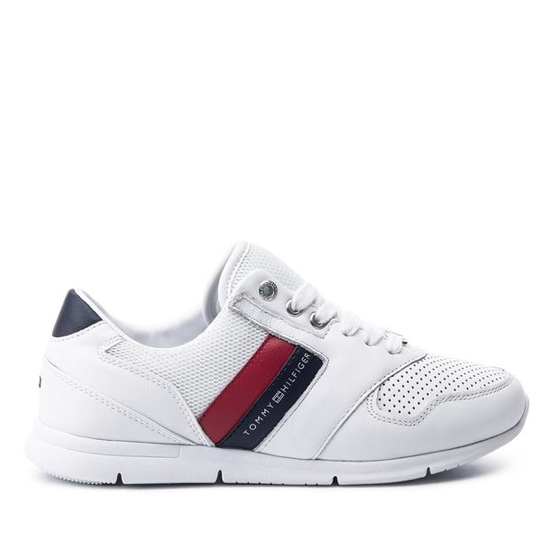 Tommy Hilfiger Сникърси Tommy Hilfiger Lightweight Leather FW0FW04261 Бял