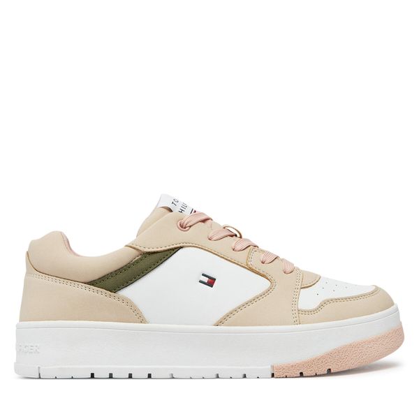 Tommy Hilfiger Сникърси Tommy Hilfiger Low Cut Lace-Up Sneaker T3A9-33527-1269 S Бял
