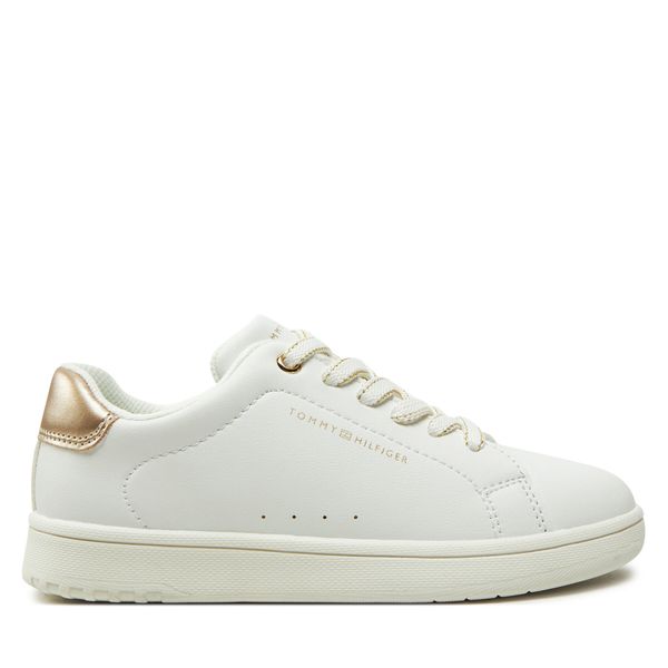 Tommy Hilfiger Сникърси Tommy Hilfiger Low Cut Lace-Up Sneaker T3A9-33736-1355 M Бял