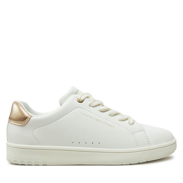 Tommy Hilfiger Сникърси Tommy Hilfiger Low Cut Lace-Up Sneaker T3A9-33736-1355 S Бял