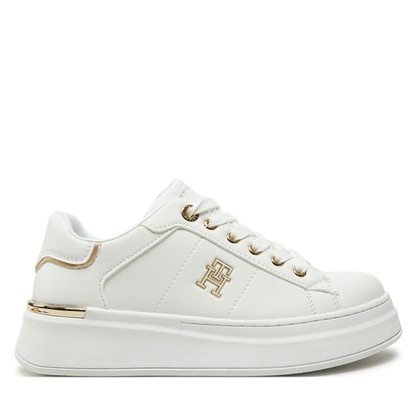 Tommy Hilfiger Сникърси Tommy Hilfiger Low Cut Lace-Up Sneaker T3A9-33749-1355 S Бял