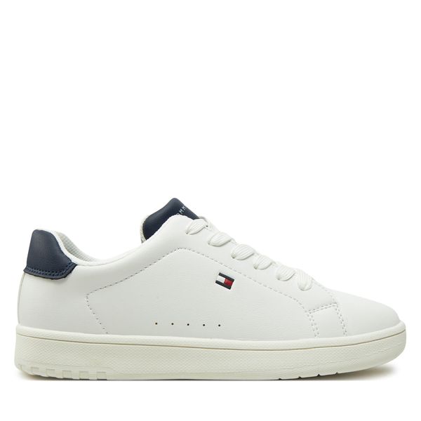 Tommy Hilfiger Сникърси Tommy Hilfiger Low Cut Lace-Up Sneaker T3X9-33848-1355 S Бял