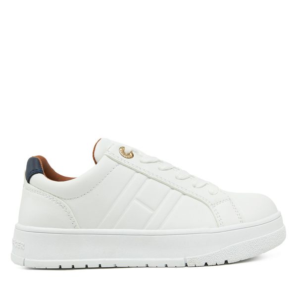 Tommy Hilfiger Сникърси Tommy Hilfiger Low Cut Lace-Up Sneaker T3X9-33857-1355 M Бял