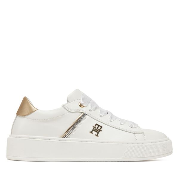 Tommy Hilfiger Сникърси Tommy Hilfiger Low Cut Lace-Up Sneaker T4A9-33933-0206 S Бял