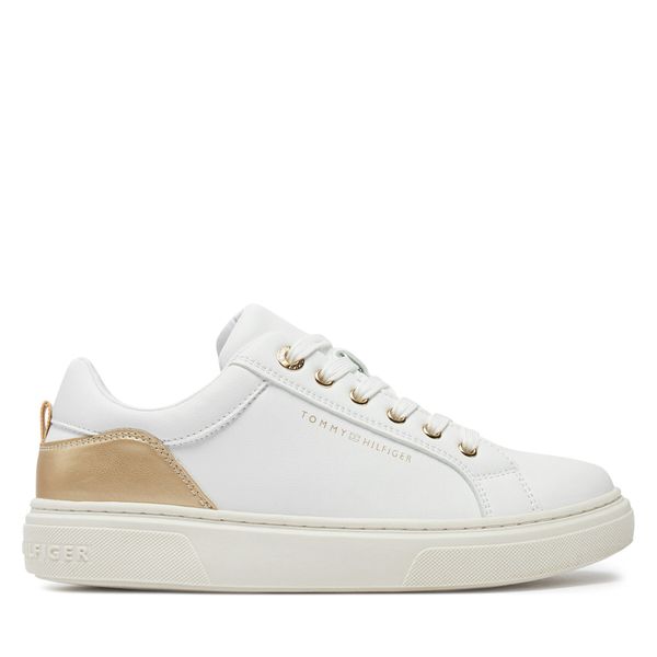 Tommy Hilfiger Сникърси Tommy Hilfiger Low Cut Lace-Up Sneaker TA9-33539-1351 S Бял