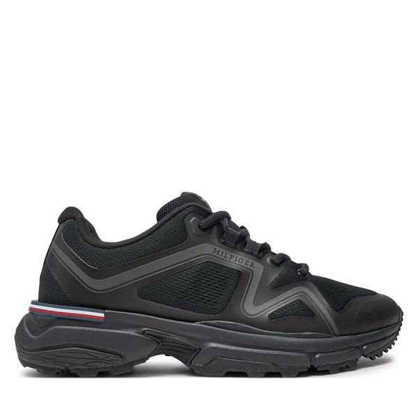 Tommy Hilfiger Сникърси Tommy Hilfiger M Runner Tech Knit FM0FM05109 Черен