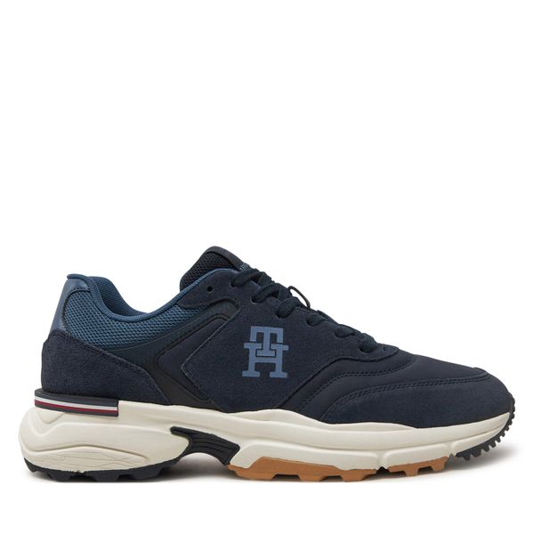 Tommy Hilfiger Сникърси Tommy Hilfiger M Runner X Ventile Mix FM0FM05062 Тъмносин