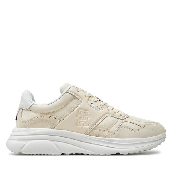 Tommy Hilfiger Сникърси Tommy Hilfiger Modern Runner Best Lth Mix FM0FM04938 Бежов